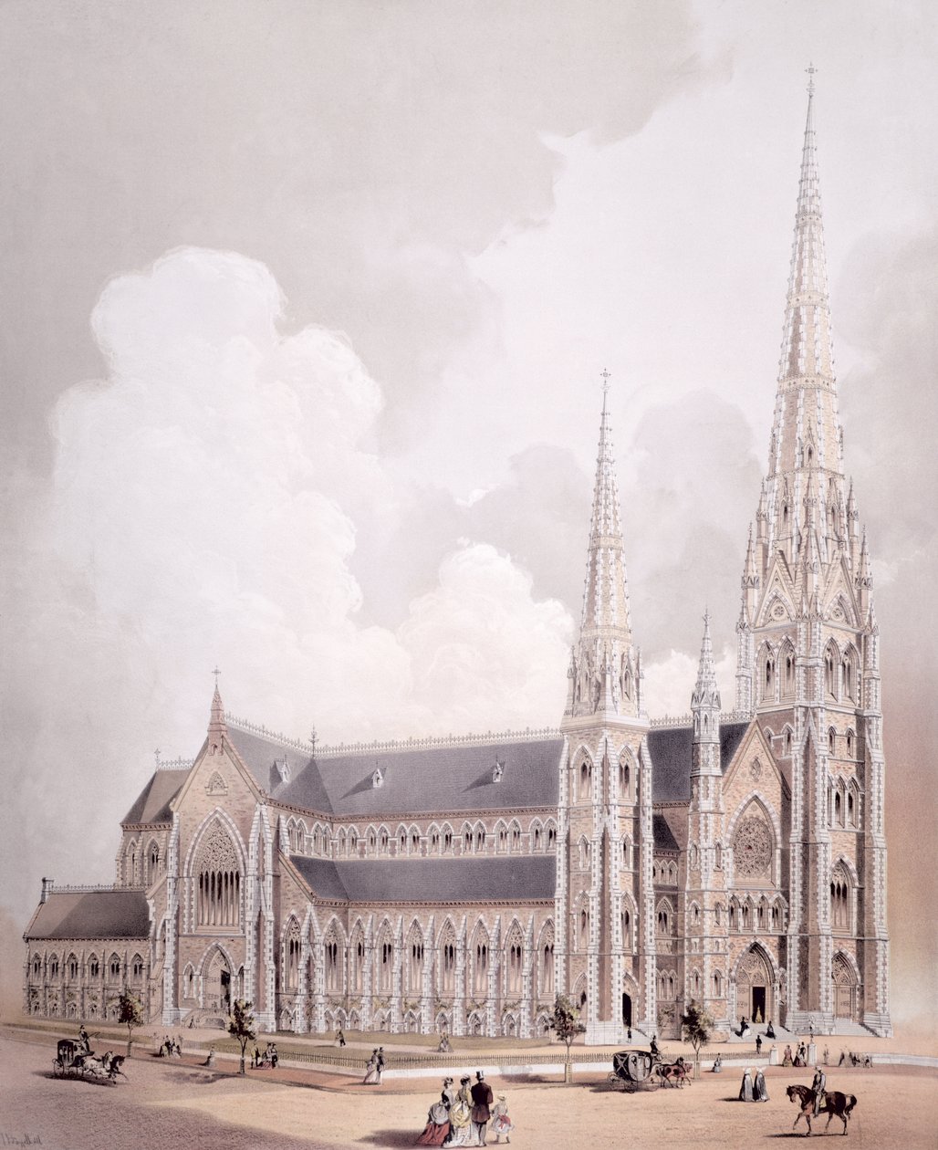 Cattedrale della Santa Croce, Boston, Massachusetts da American School