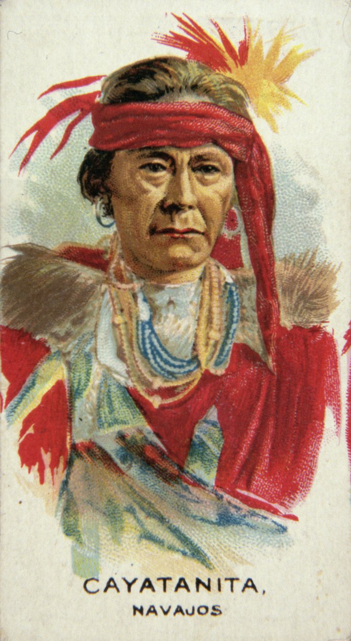 Cayatanita, capo Navajo del XIX secolo da American School
