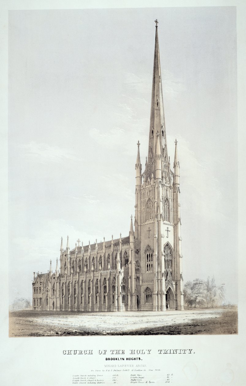 Chiesa della Santissima Trinità, Brooklyn Heights da American School