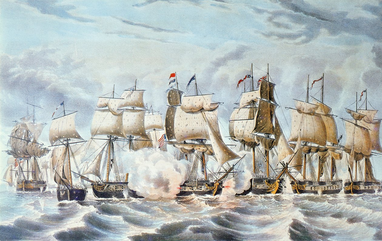 Vittoria del Commodoro Perry sul Lago Erie da American School
