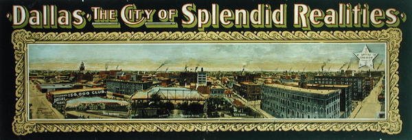 Dallas: La città delle splendide realtà, cartellone da American School