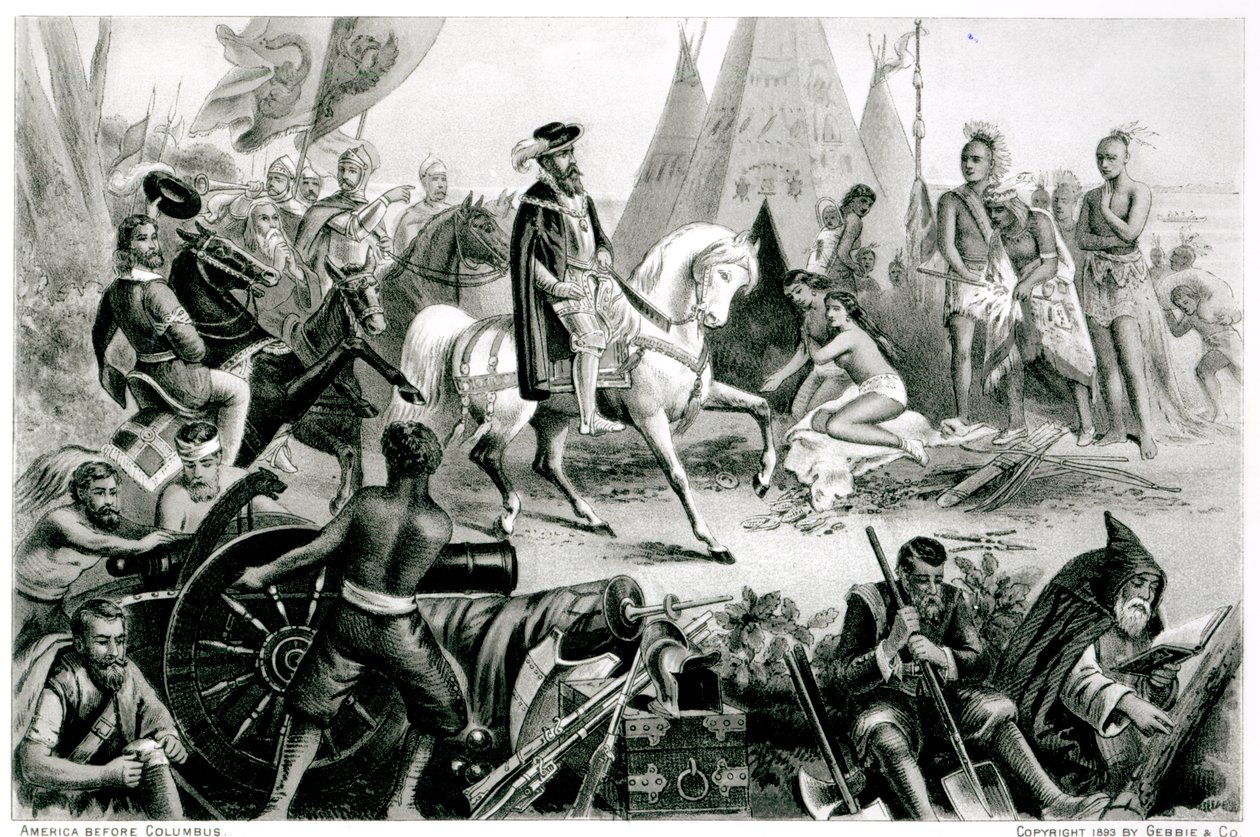 De Soto scopre il Mississippi, 21 maggio 1541, da 
