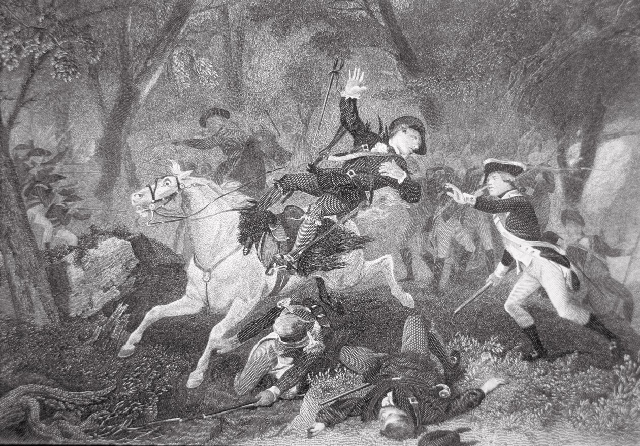 Morte di Patrick Ferguson alla battaglia di King
