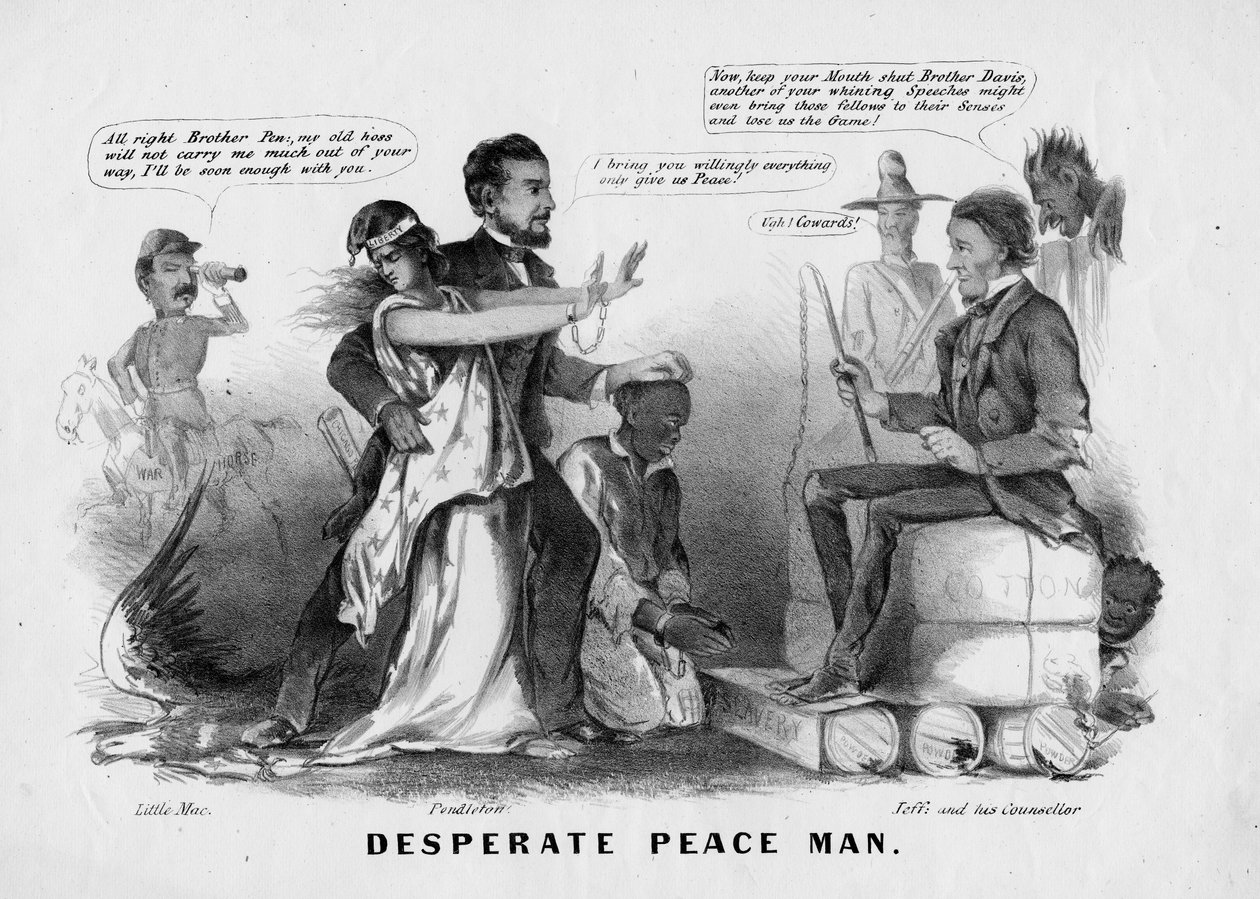 Uomo della pace disperato da American School