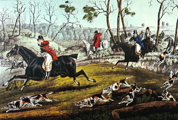 Caccia alla volpe, pubblicato da N. Currer da American School