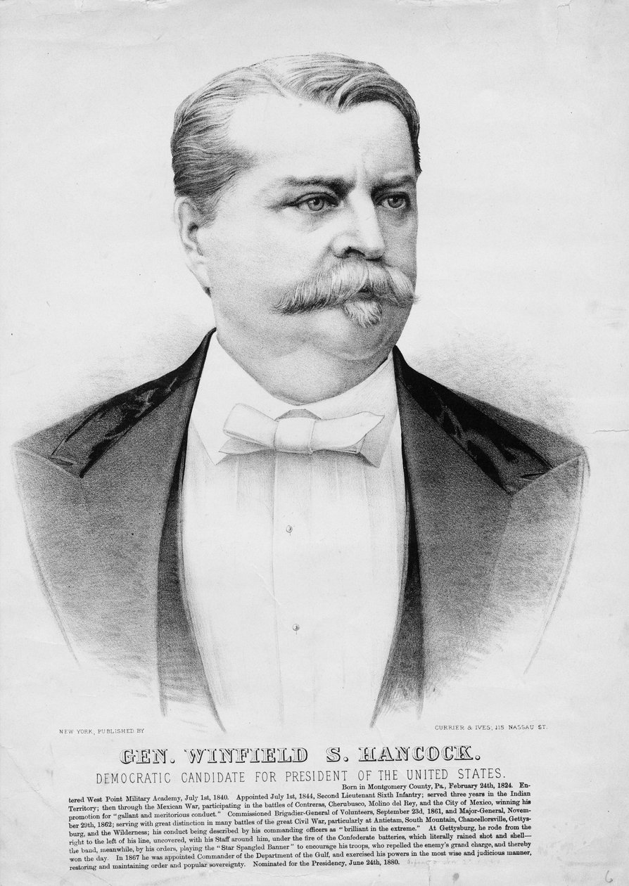 Gen. Winfield S. Hancock: candidato democratico per Presidente degli Stati Uniti da American School