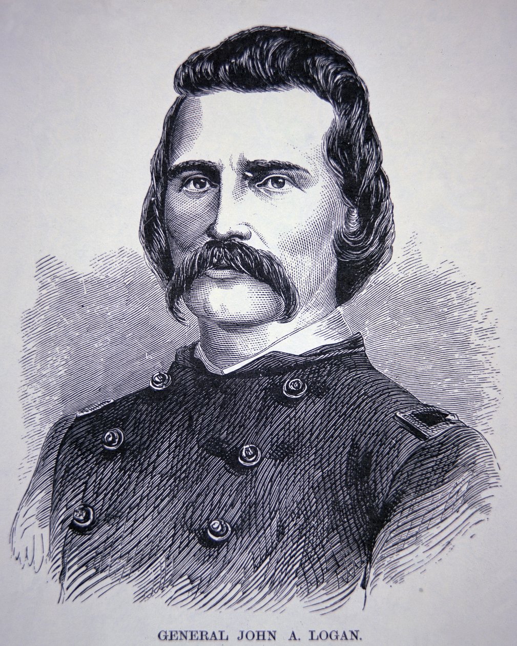 Generale John Alexander Logan (1826-86) da American School
