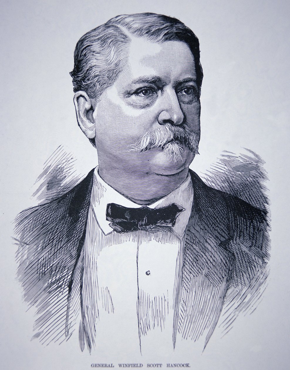 Generale Winfield Scott Hancock (1824-86) da American School
