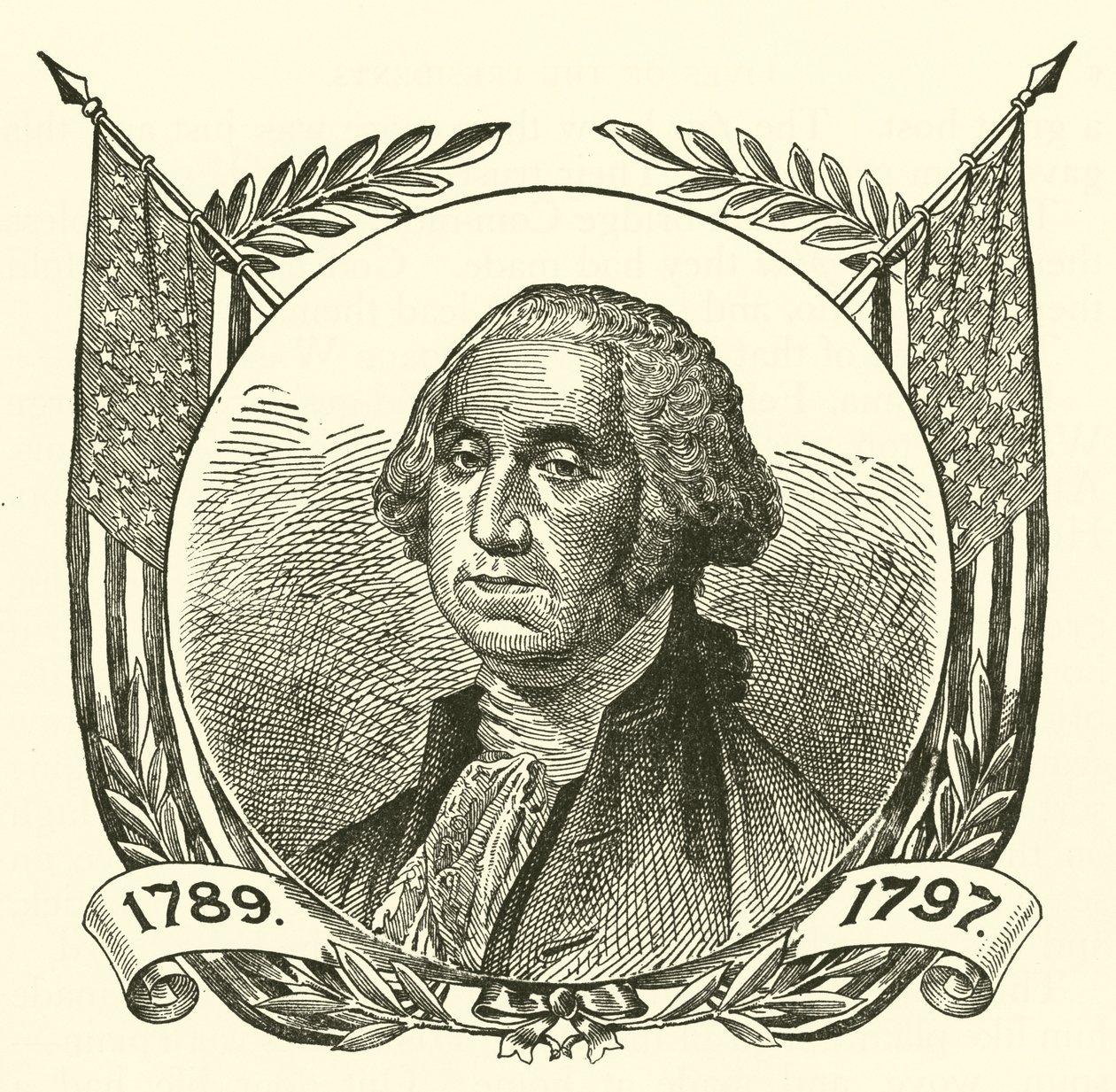 George Washington (incisione) da American School