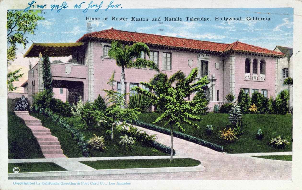 Casa di Buster Keaton e Natalie Talmadge a Hollywood, 1930 da American School
