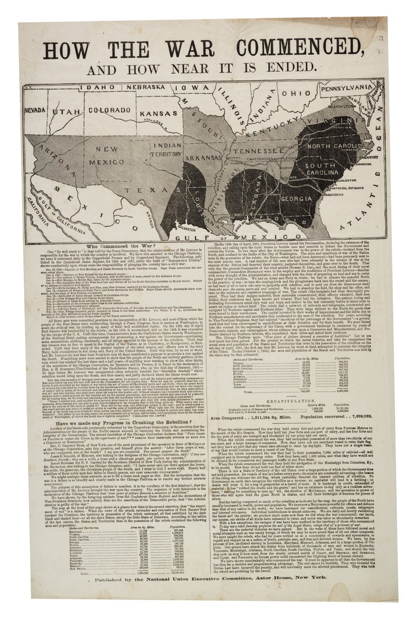 Come è iniziata la guerra e quanto è vicina alla fine, 1 ottobre 1864 da American School