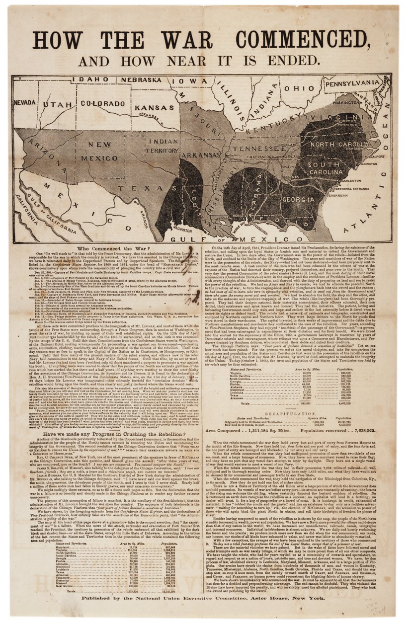 Come è iniziata la guerra e quanto è vicina alla fine, 1864 da American School