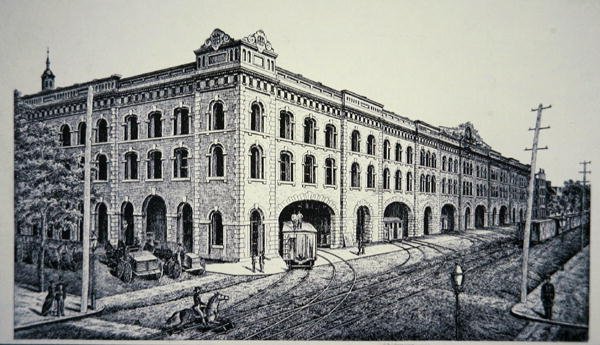 Terminal della Hudson River Railroad, New York City da American School