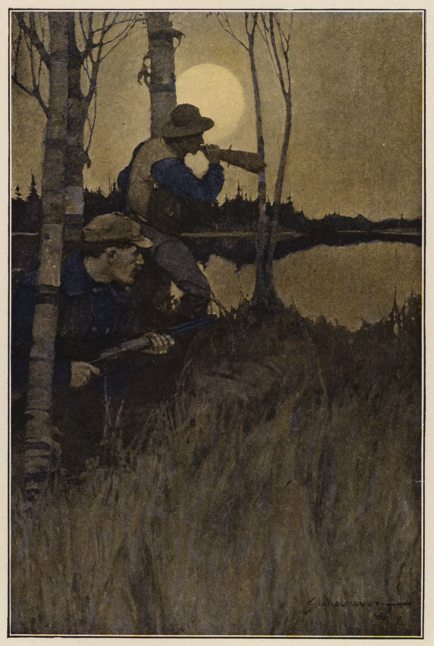 Illustrazione per Giorni di riposo e altre divagazioni (litografia a colori) da American School