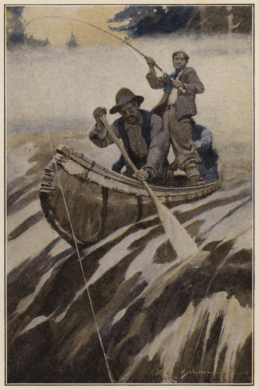 Illustrazione per Giorni di riposo e altre divagazioni (litografia a colori) da American School