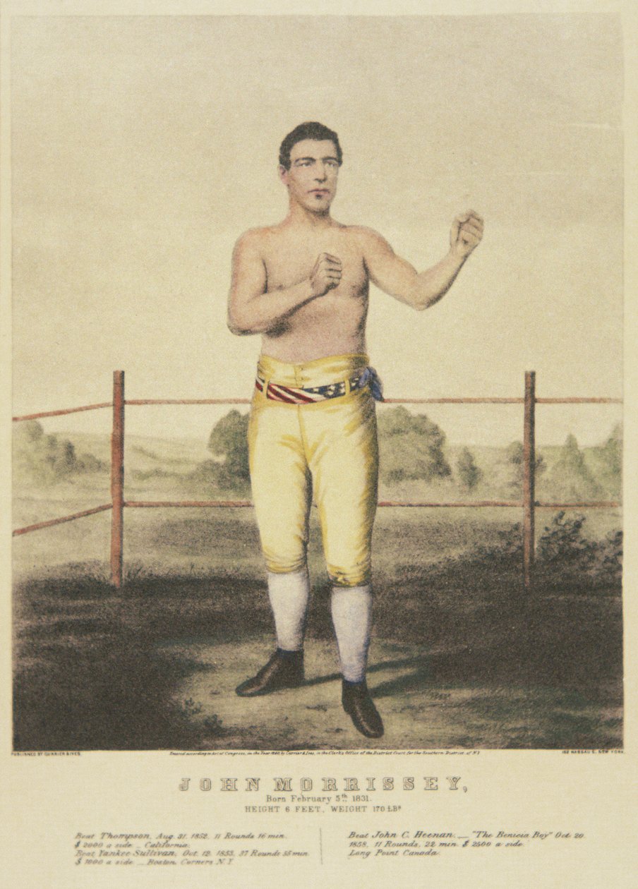 John Morrissey, da una stampa contemporanea da American School