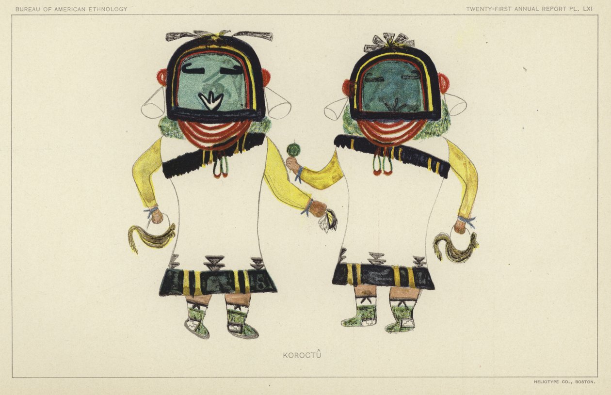 Koroctu (litografia a colori) da American School