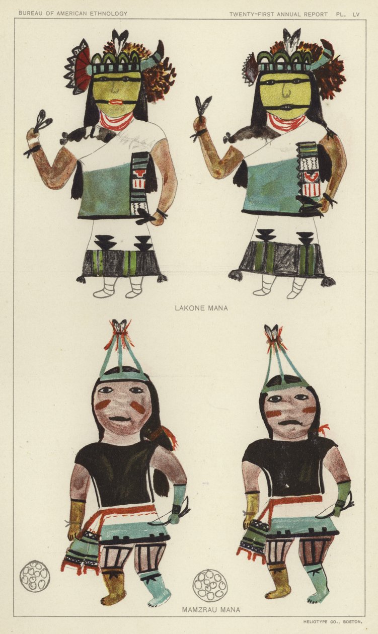 Lakone Mana, Mamzrau Mana (litografia a colori) da American School