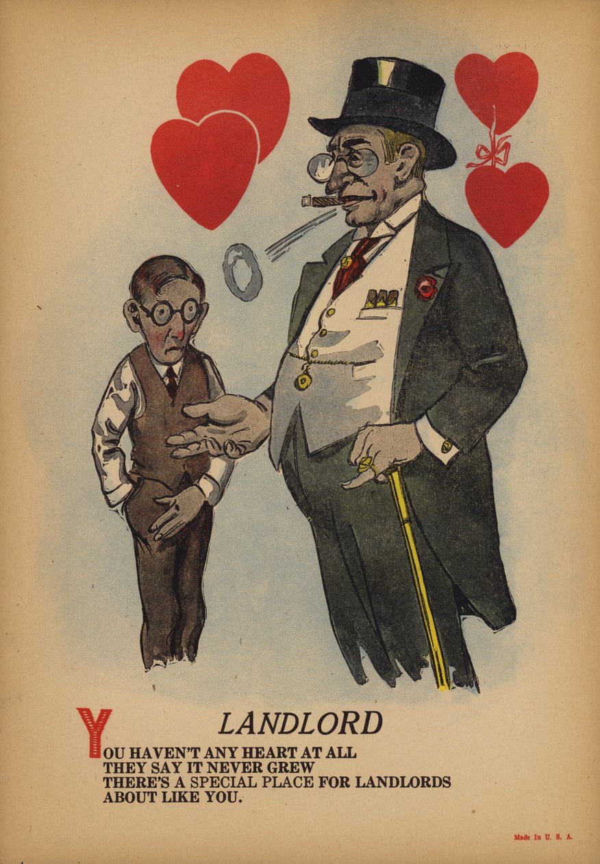 Proprietario (litografia a colori) da American School