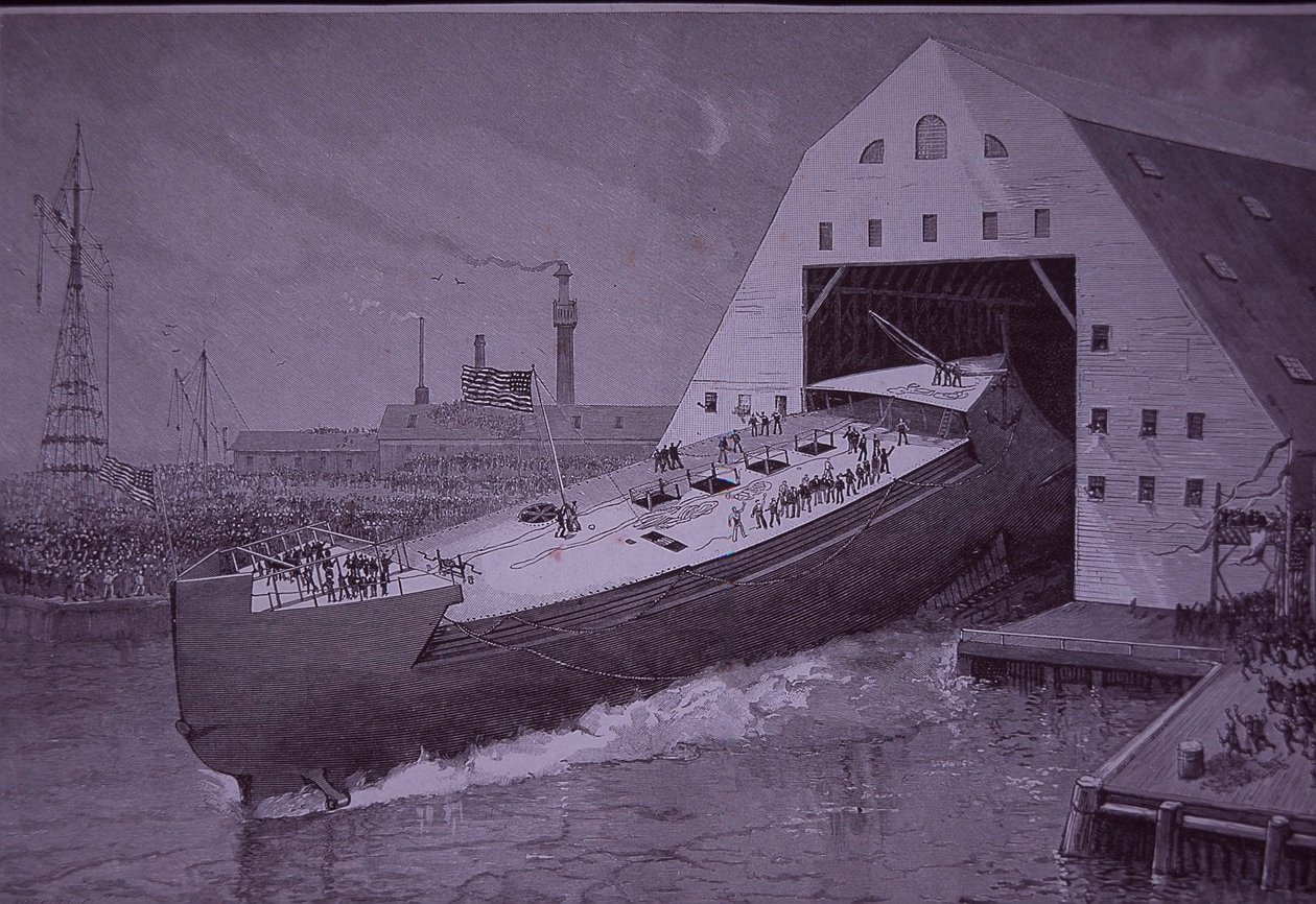 Varo della USS Maine, otto anni prima che fosse affondata da American School