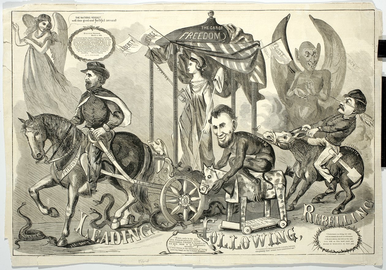Guidare, seguire, ribellarsi, 1864 da American School