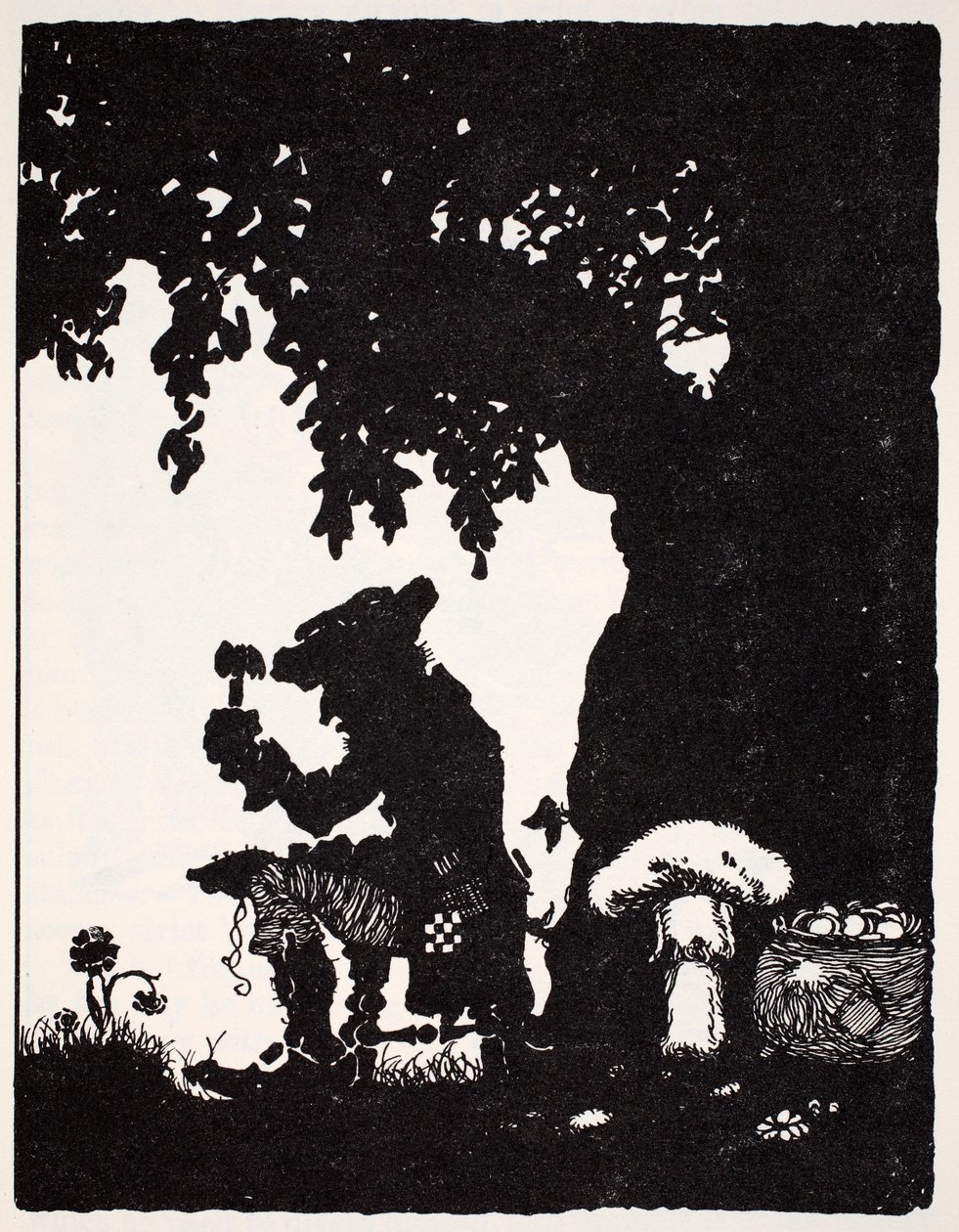 Leprechaun, da La guida mondiale a gnomi, fate, elfi e altri piccoli esseri di Thomas Keightley, pubblicato nel 1880 da American School