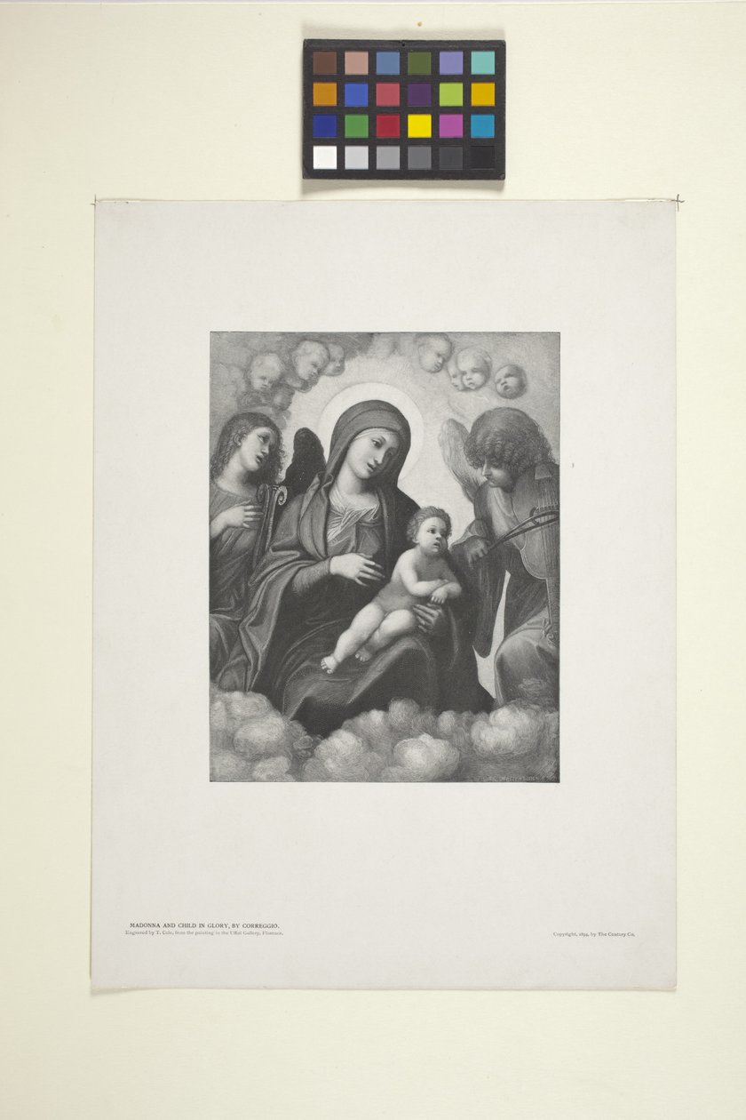 Madonna e Bambino in gloria da American School