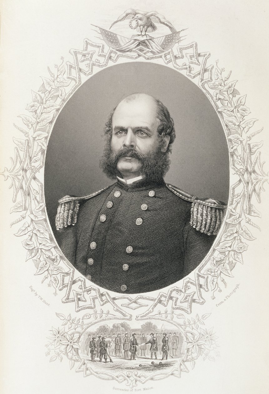 Maggior Generale Ambrose Everett Burnside, da 