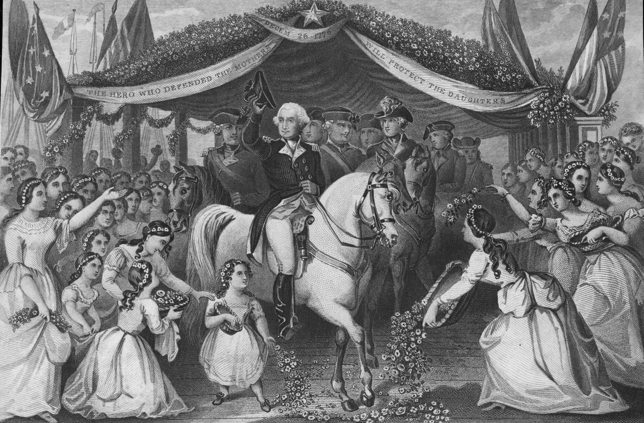 Maggiore generale George B. McClellan, pub. 1861 (incisione) da American School