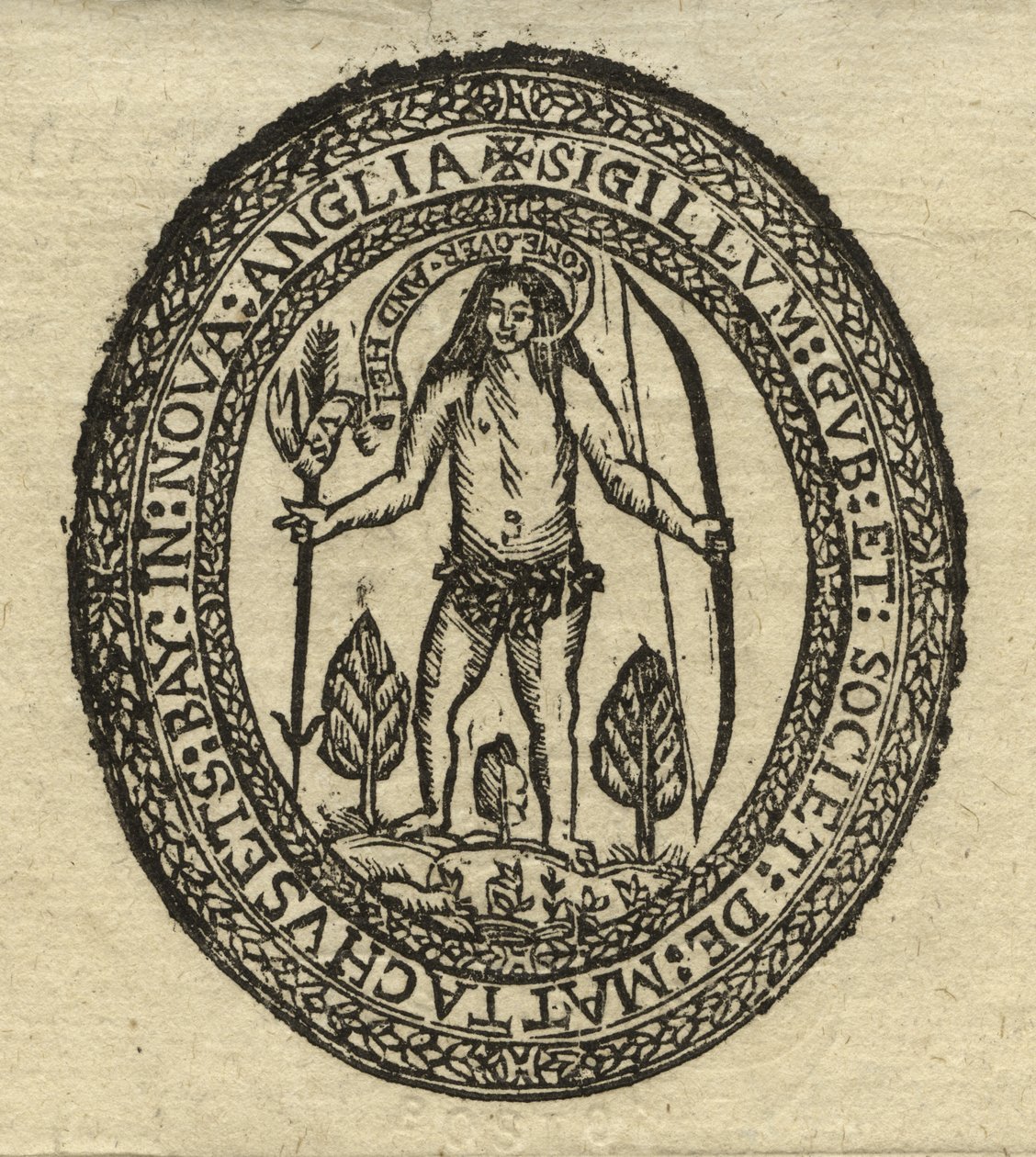 Sigillo della Colonia della Baia del Massachusetts da American School