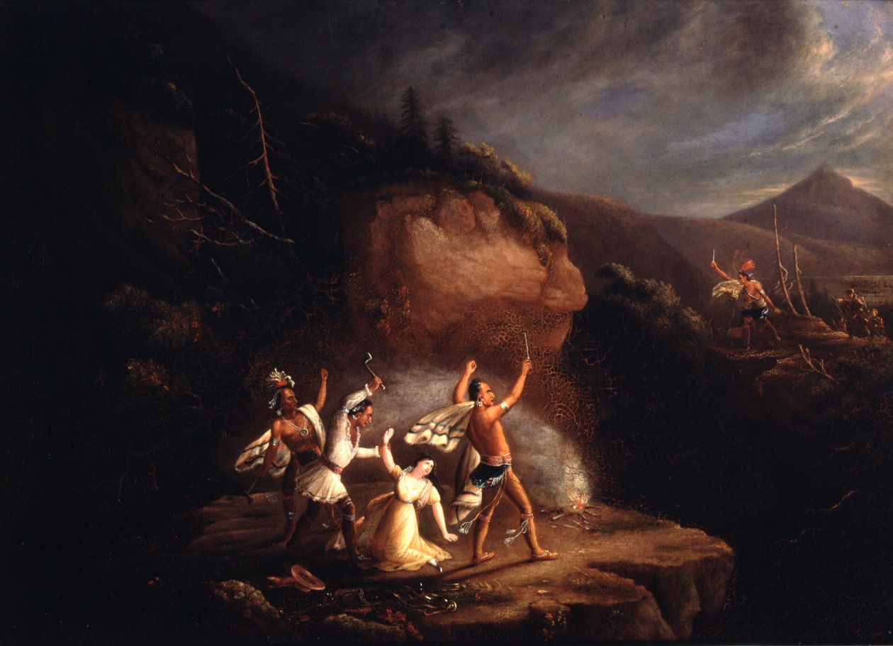 Massacro di Jane McCrea, 1777 da American School