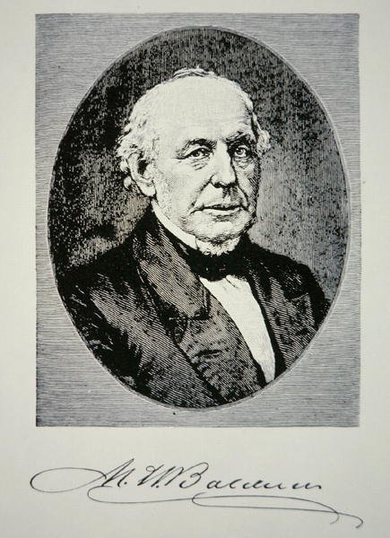 Matthias William Baldwin (1795-1866) fondatore della Baldwin Locomotive Works nel 1831 da American School