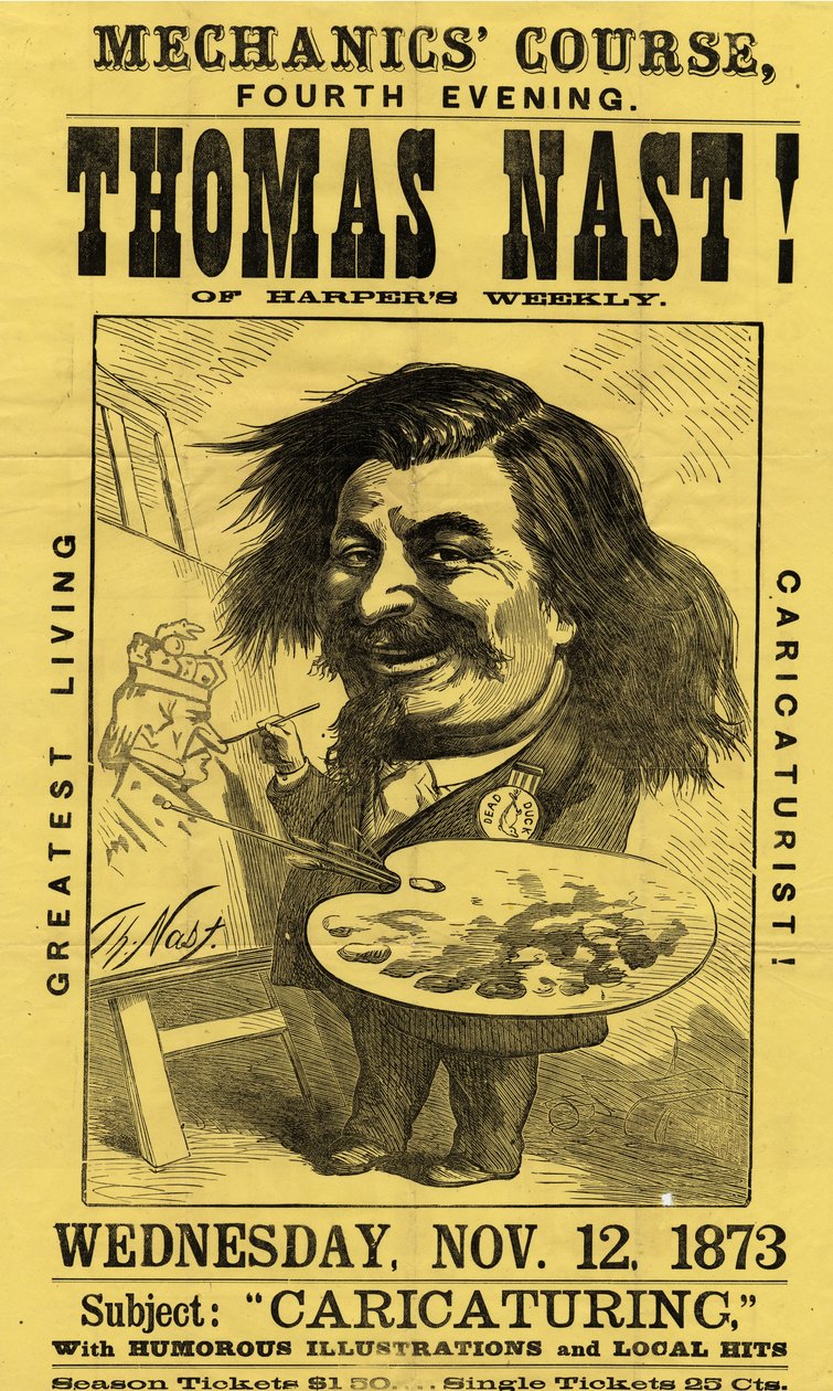 Corso di meccanica, quarta serata. Thomas Nast! da American School