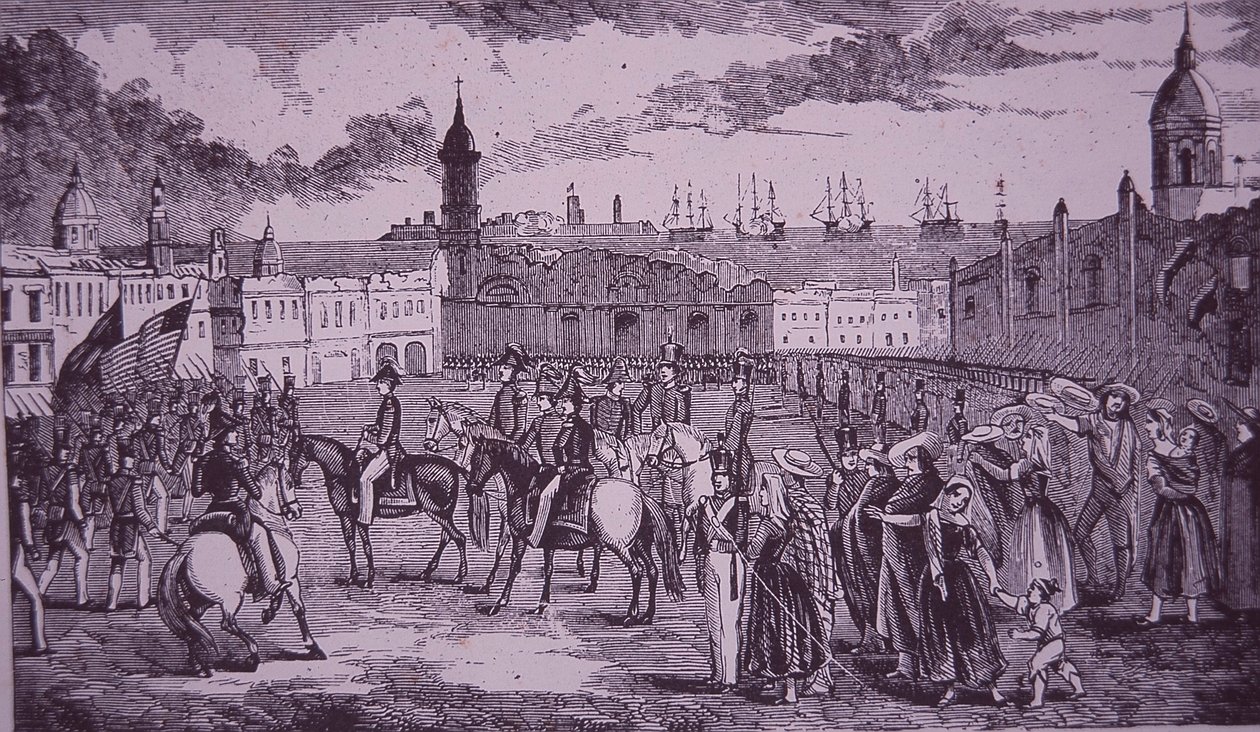 Guerra messicano-americana (1846-48), resa di Veracruz da American School