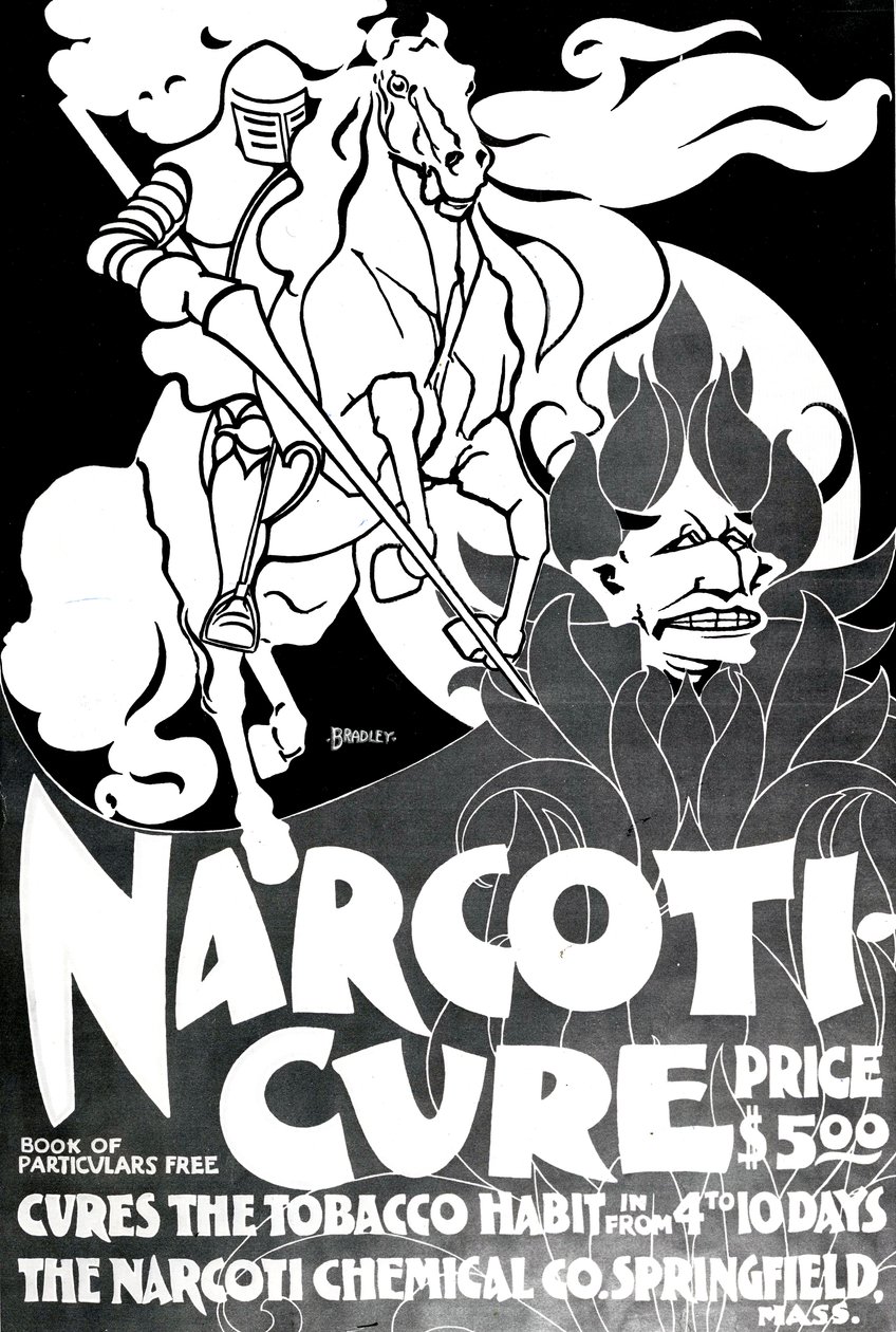 Narcotui-Cure, disegnato da William H. Bradley, 1895 da American School