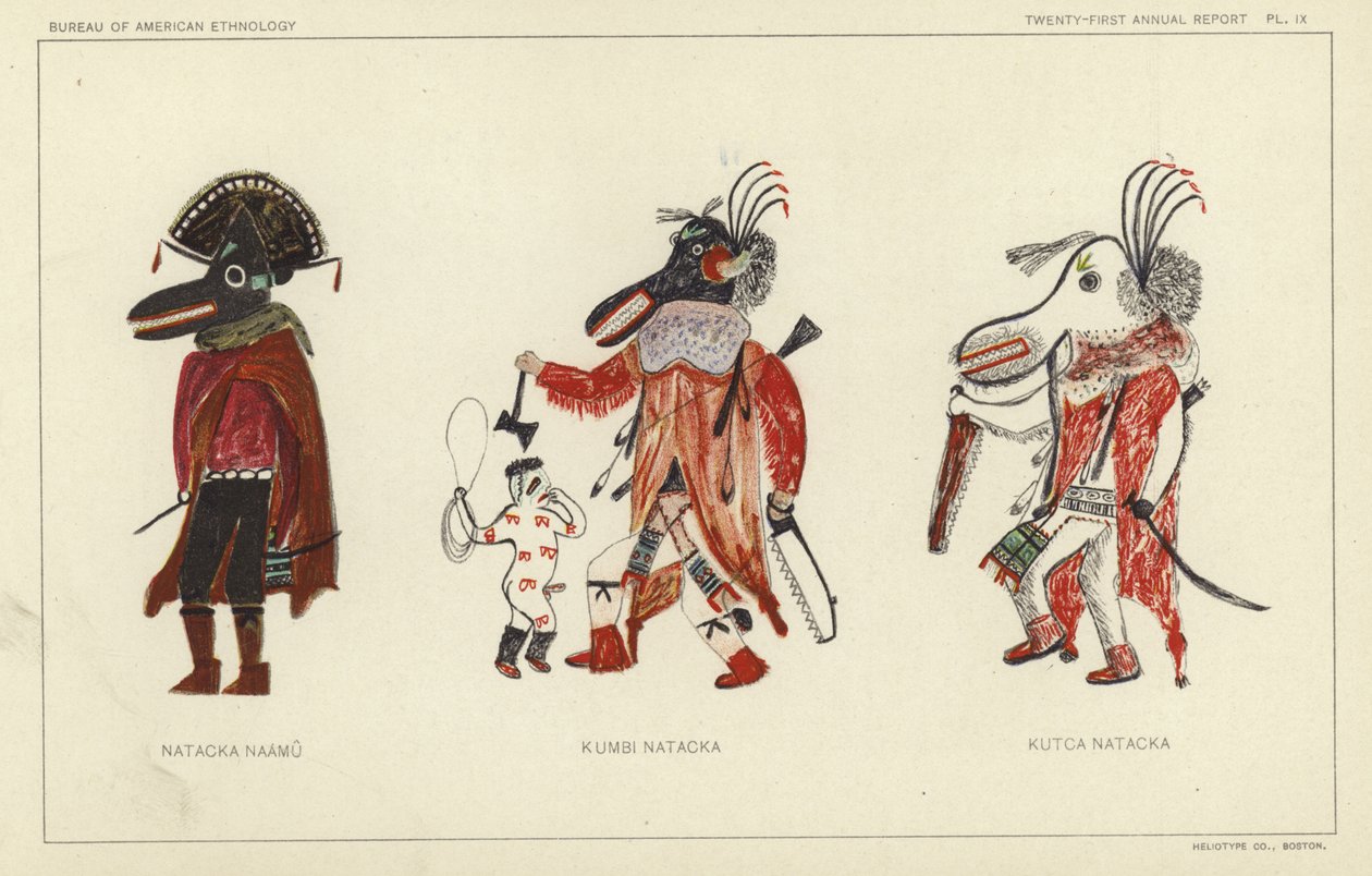 Natacka Naamu, Kumbi Natacka, Kutcka Natacka (litografia a colori) da American School