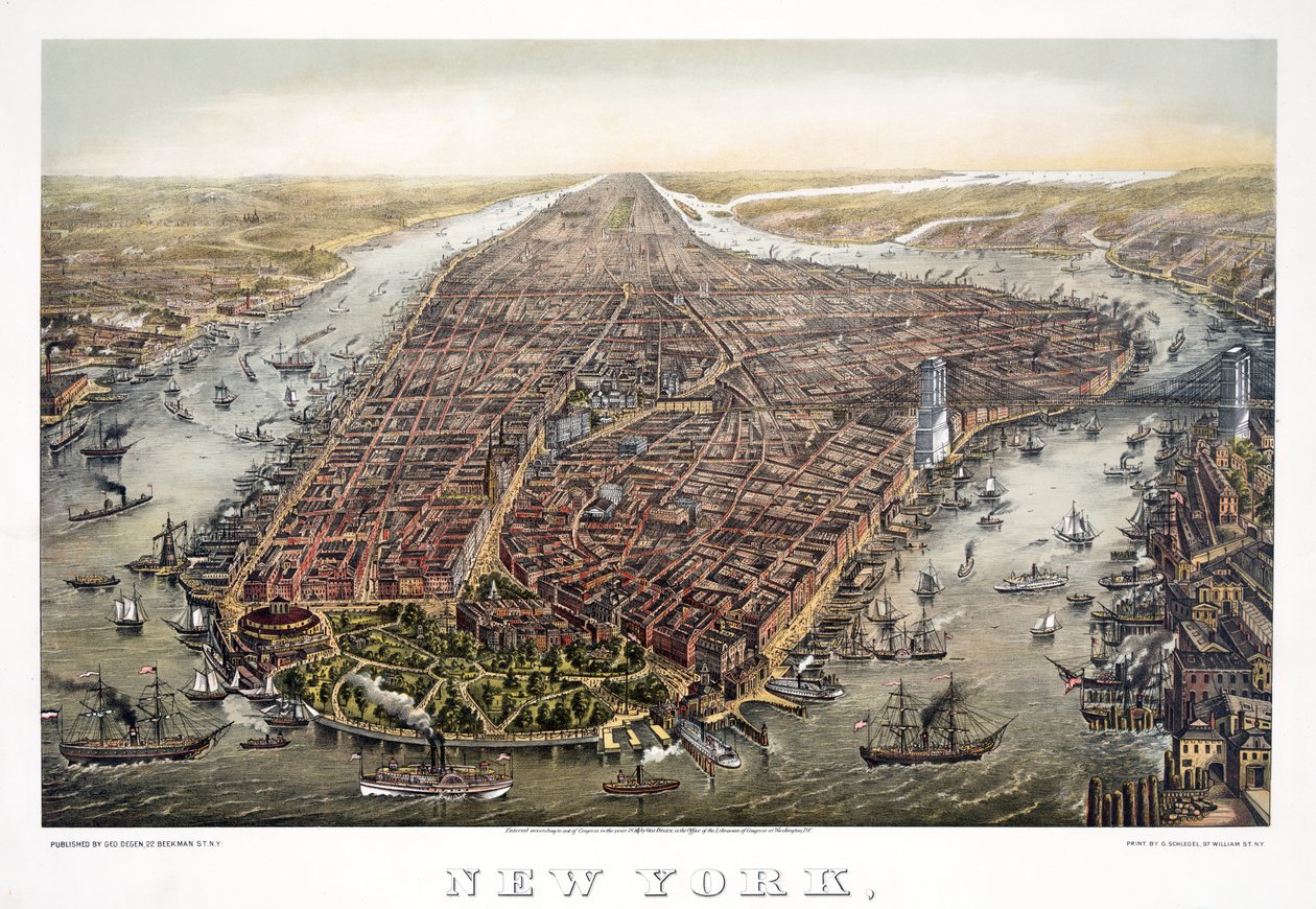 New York, 1873 da American School