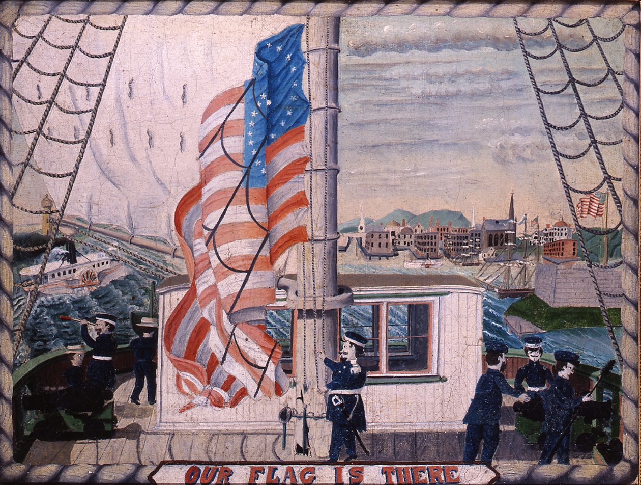 La Nostra Bandiera è Là: Fort McHenry, Baltimora, 1850-1900 da American School