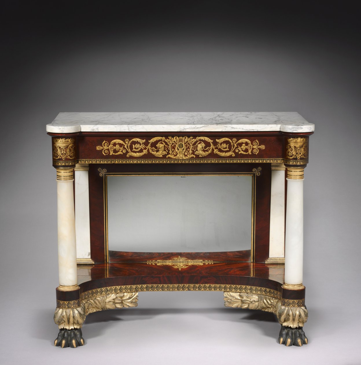 Tavolo da parete, Joseph Meeks and Sons, c.1829-1835 da American School