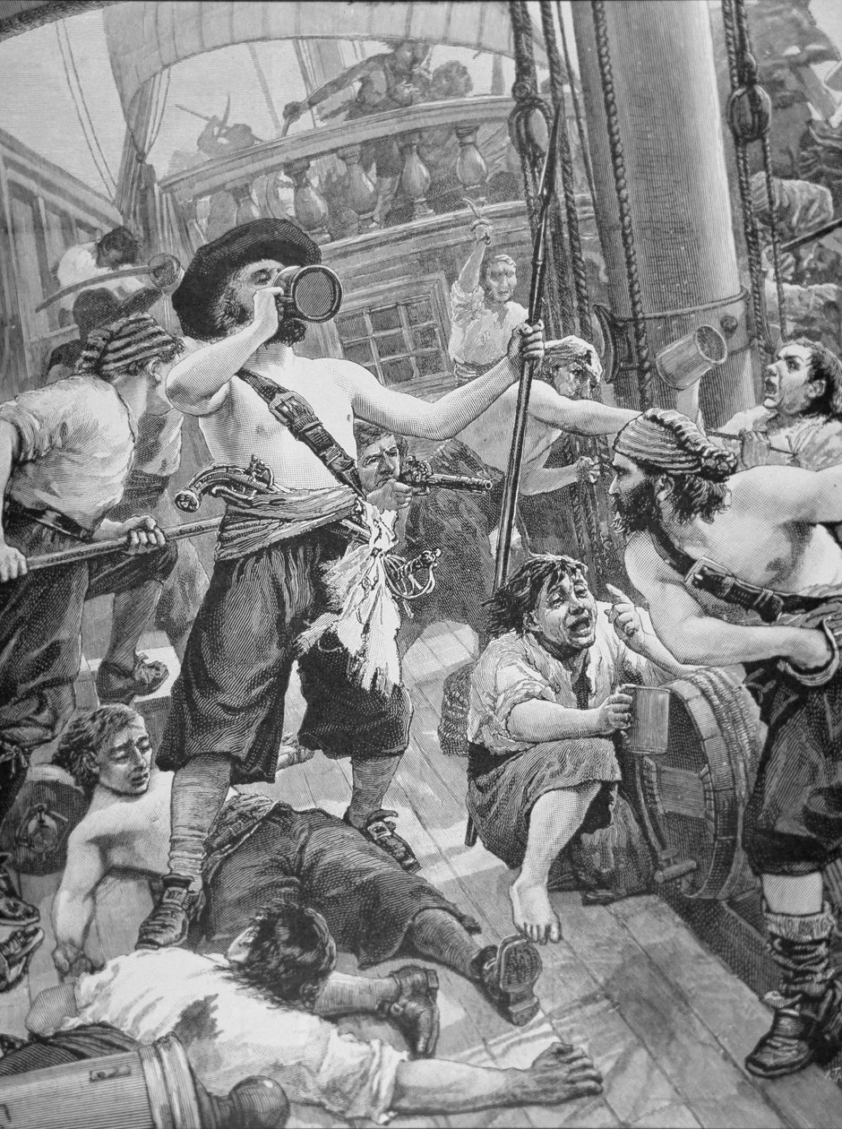 Pirati che catturano una nave da American School