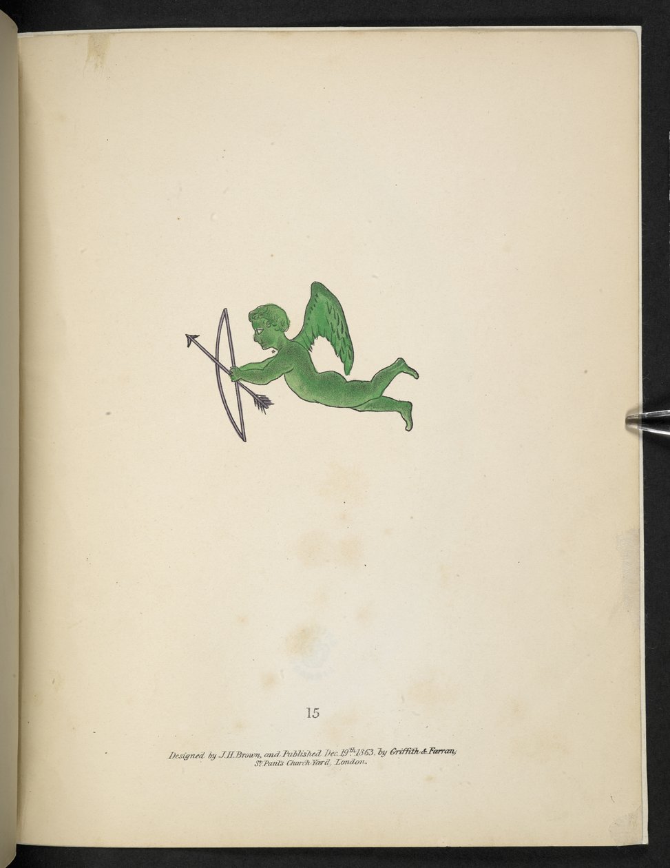 Tavola 15. Figura di Cupido verde da American School