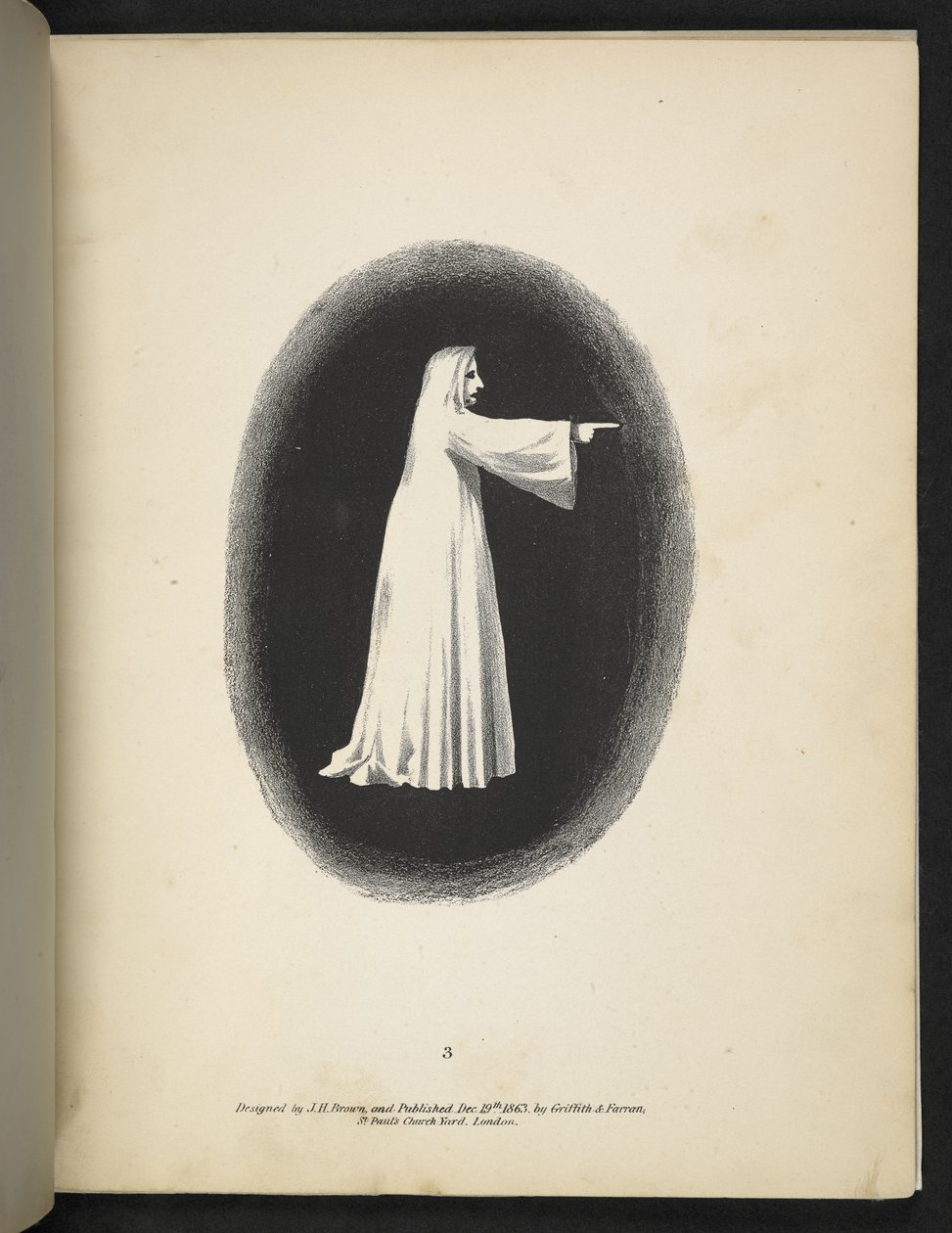 Tavola 3. Un fantasma in bianco da American School
