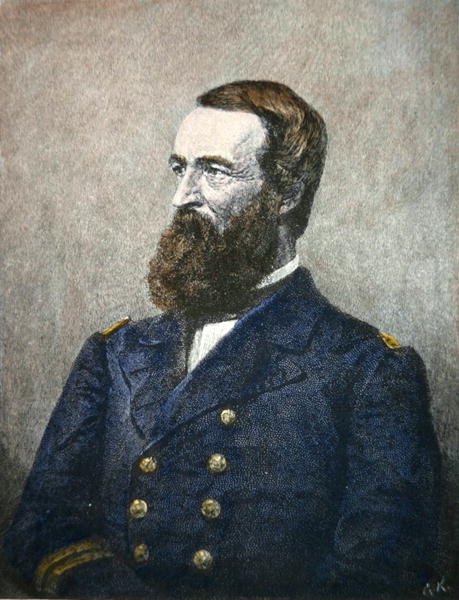 Ritratto di David Dixon Porter (1813-91), Ammiraglio della Marina Federale da American School
