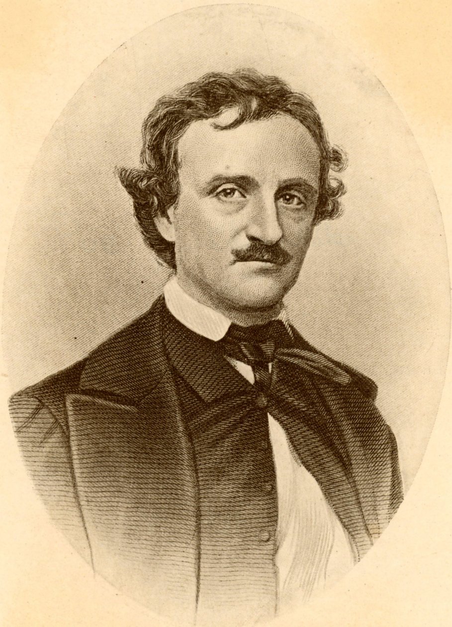 Ritratto di Edgar Allan Poe (stampa) da American School