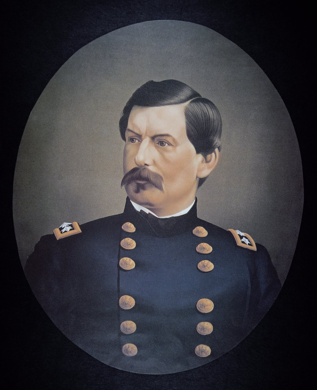 Ritratto del generale George B. McClellan da American School