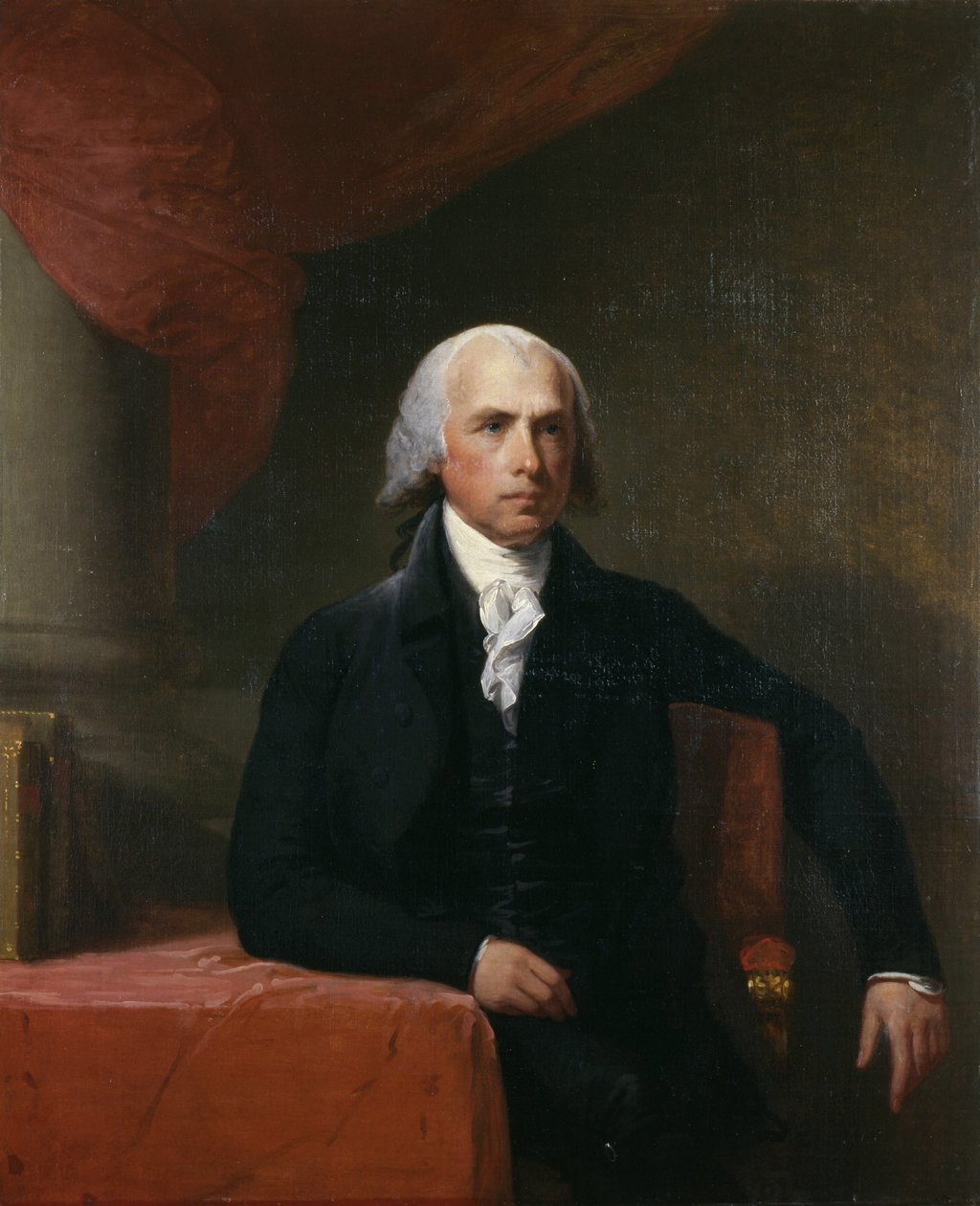 Ritratto di James Madison da American School