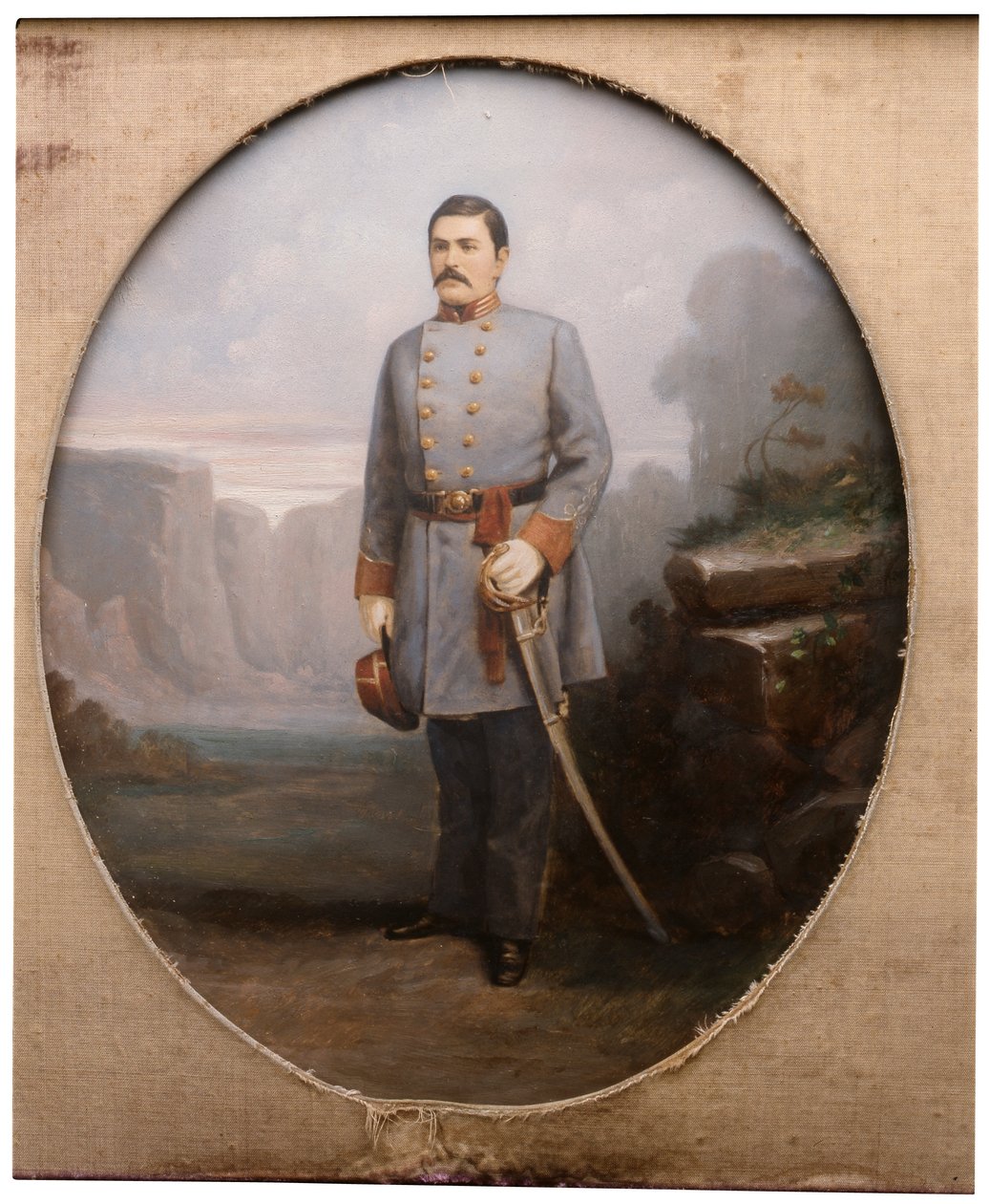 Ritratto del maggiore William Preston (olio su tela) da American School
