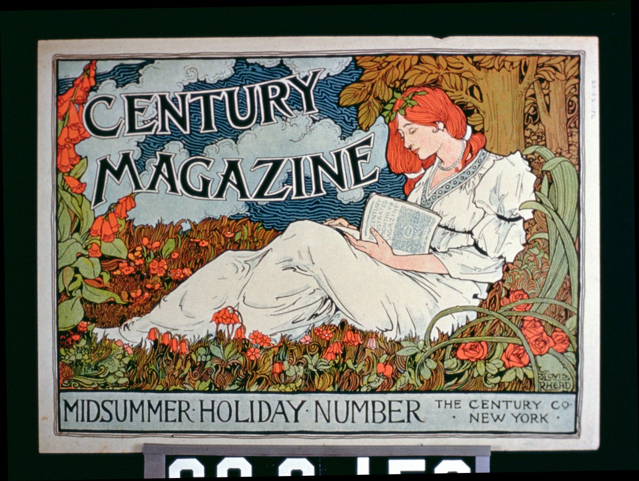 Poster pubblicitario per Century Magazine, Numero di vacanze di mezza estate, New York da American School
