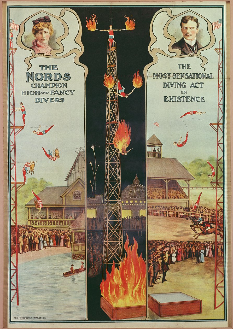 Poster pubblicitario per The Nords - Champion High and Fancy Divers da American School