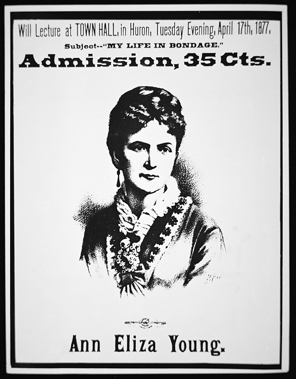 Poster pubblicitario della conferenza 
